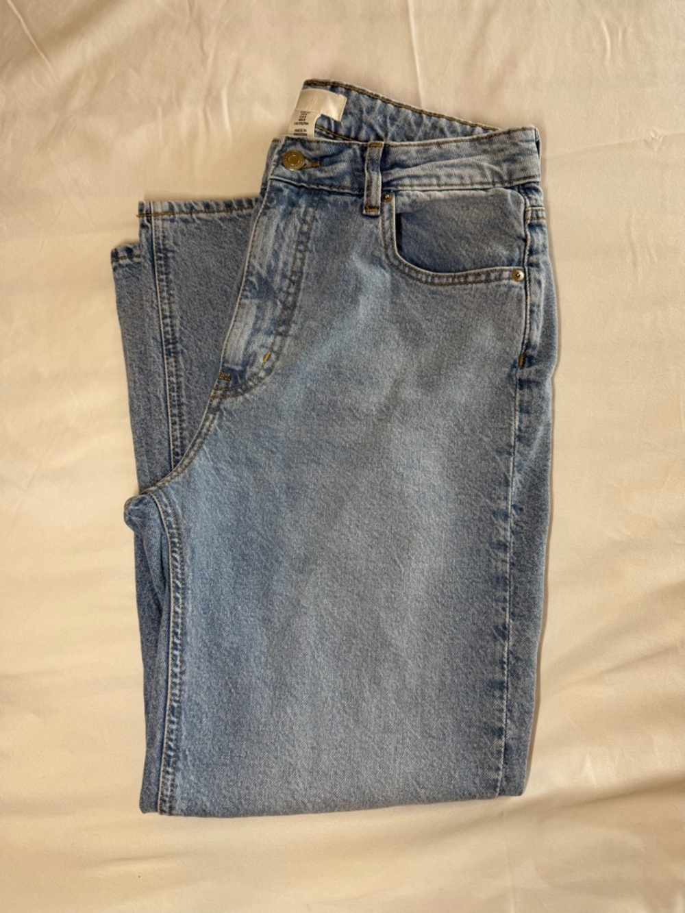 H&M Light Wash Mom Jeans